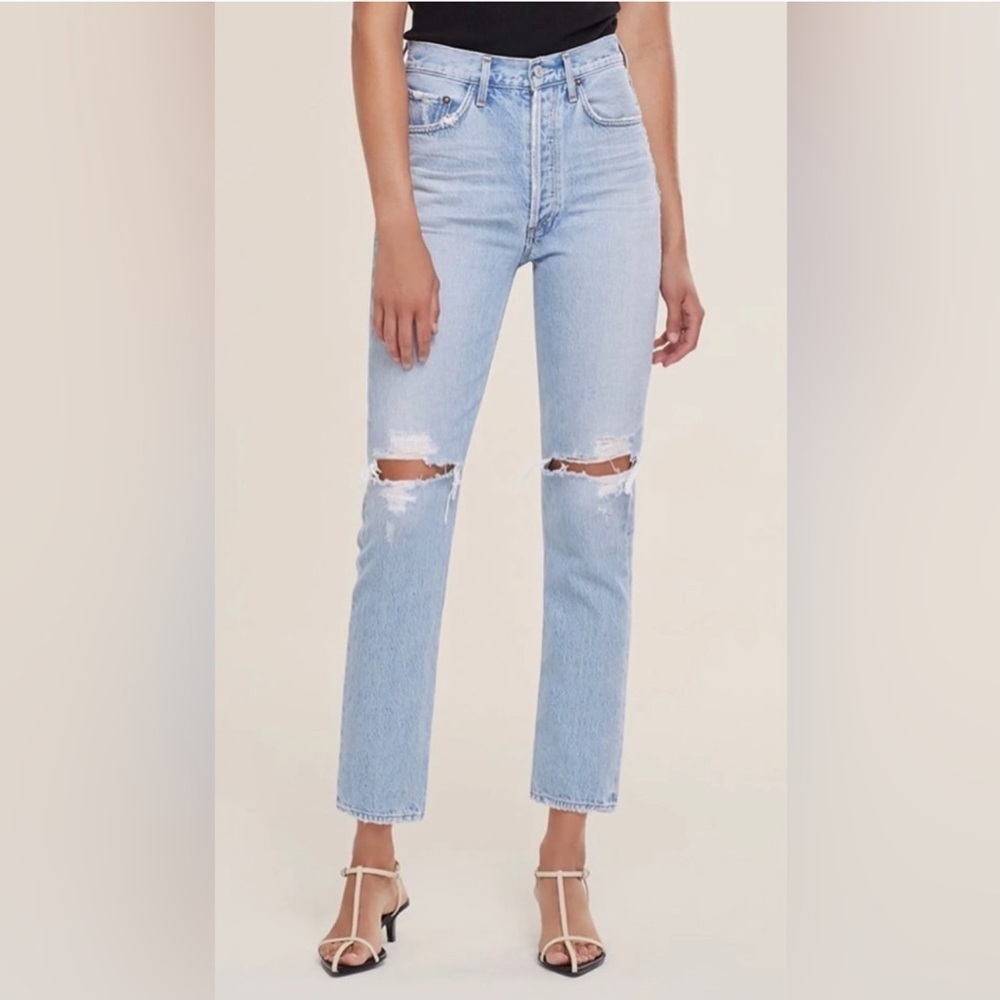 AGOLDE Riley Straight Leg Crop Sz 25